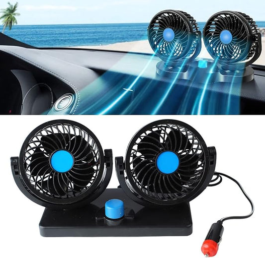 VENTILADOR DOBLE PARA CARRO