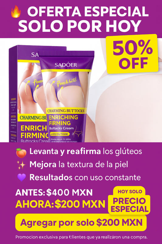 Gel crema Levanta Aumenta Gluteos Reafir