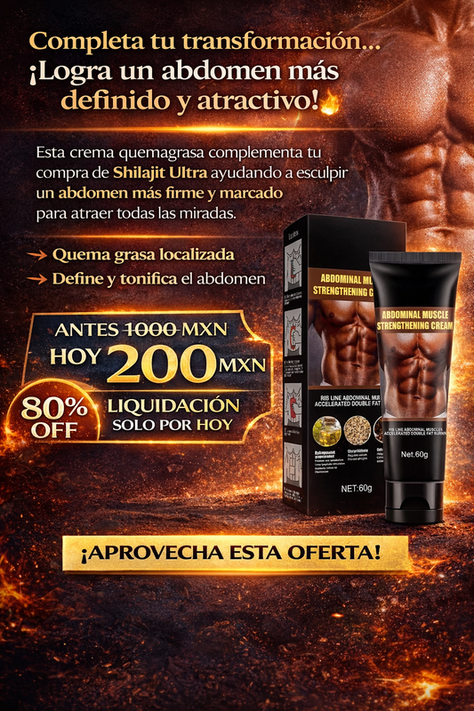 Crema Adelgazante Abdominal Chupa Panza
