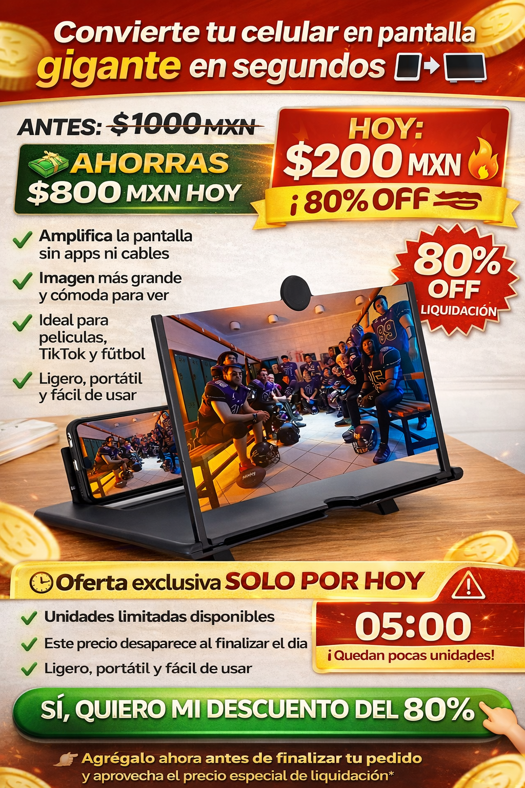 Amplificador de Imagen/Video Celular